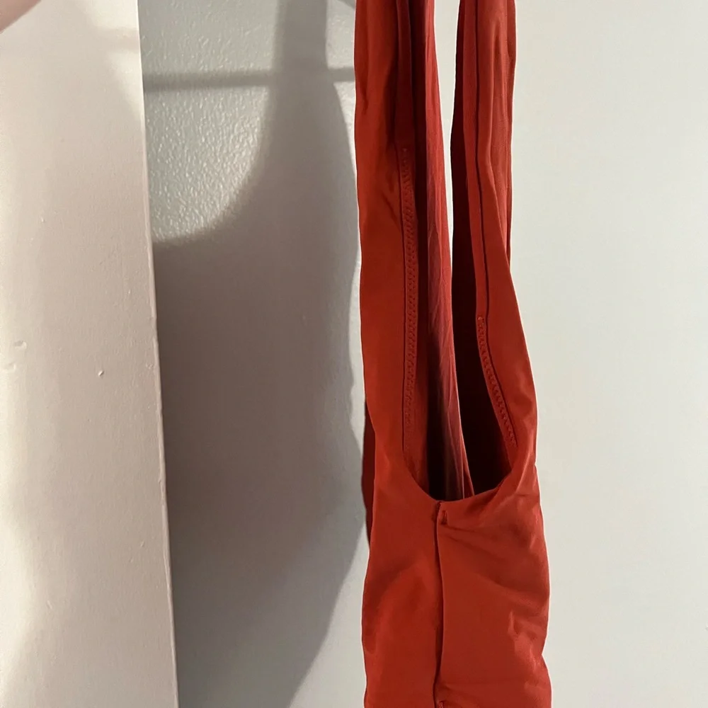 Burnt Orange Scoop Back Aerie One Piece - Picture 6 of 7